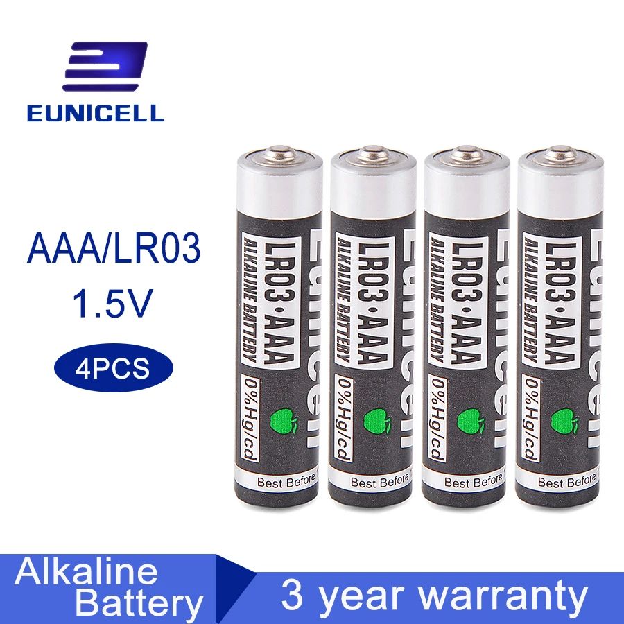 4PCS Brand New AAA Alkaline Battery 1.5V Big Capacity AAA LR03 Batteries Dry Batteries Safe Strong Explosion-proof No Mercury
4PCS Brand New AAA Alkaline Battery 1.5V Big Capacity AAA LR03 Batteries Dry Batteries Safe Strong Explosion-proof No Mercury