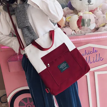 Women's Bags Single Shoulder and Canvas Student Handbag Canvas sac main femme torebka damska shopper torebki damskie woman bag
Women's Bags Single Shoulder and Canvas Student Handbag Canvas sac main femme torebka damska shopper torebki damskie woman bag