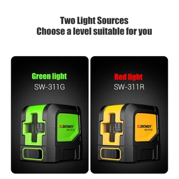 SNDWAY Level meter green and red light 2 line wall meter high precision glare indoor and outdoor automatic infrared
SNDWAY Level meter green and red light 2 line wall meter high precision glare indoor and outdoor automatic infrared