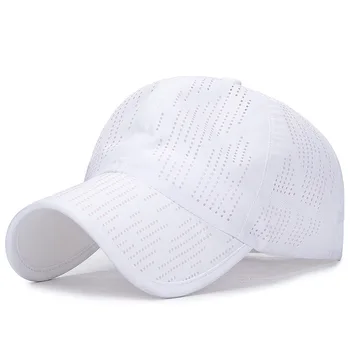 Spring and Summer Quick Dry Baseball Cap with Pre-curved bill Breathable eyelet Hole Adjustable Sport Cool Hat Golf Tennis White
Spring and Summer Quick Dry Baseball Cap with Pre-curved bill Breathable eyelet Hole Adjustable Sport Cool Hat Golf Tennis White