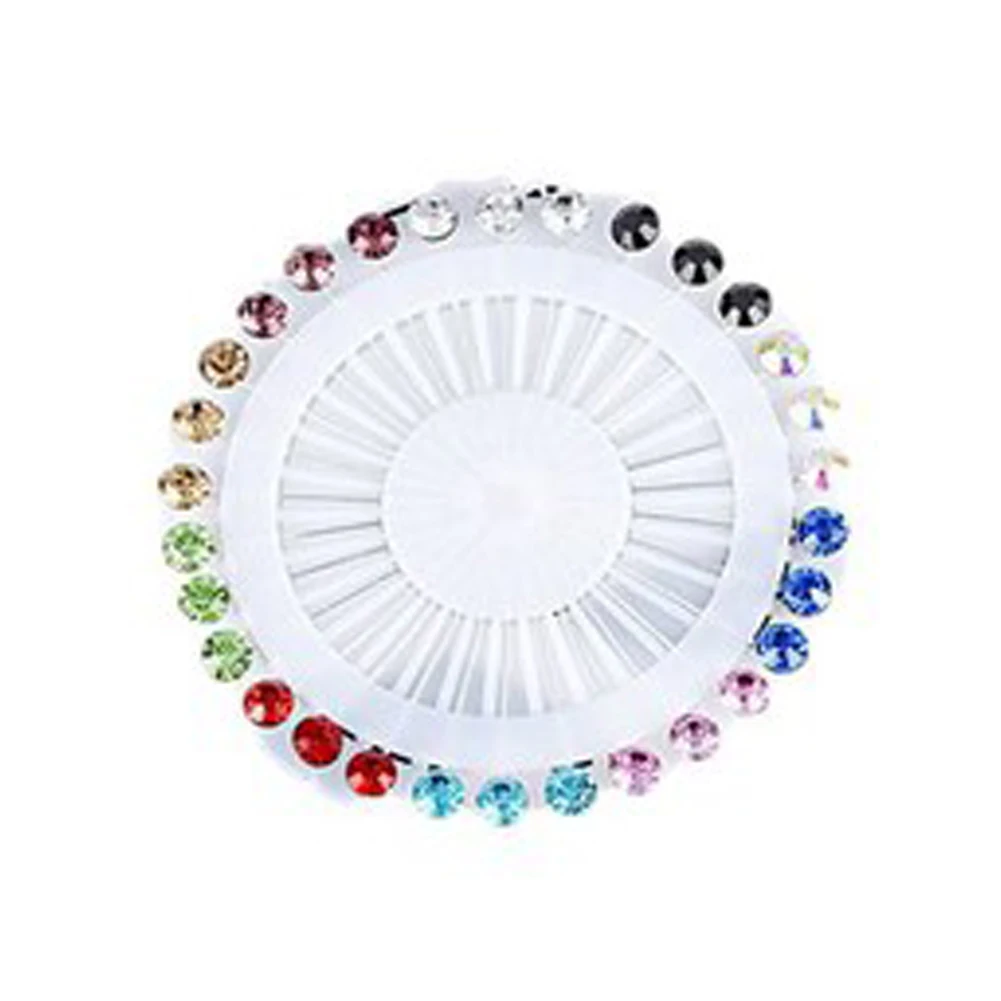 Hot Sale Muslim Hijab Needle New Headwear Pins 10 Pcs/pack Muslim Women Hijab Rhinestone Needle Scarf Pins Random Color
Hot Sale Muslim Hijab Needle New Headwear Pins 10 Pcs/pack Muslim Women Hijab Rhinestone Needle Scarf Pins Random Color