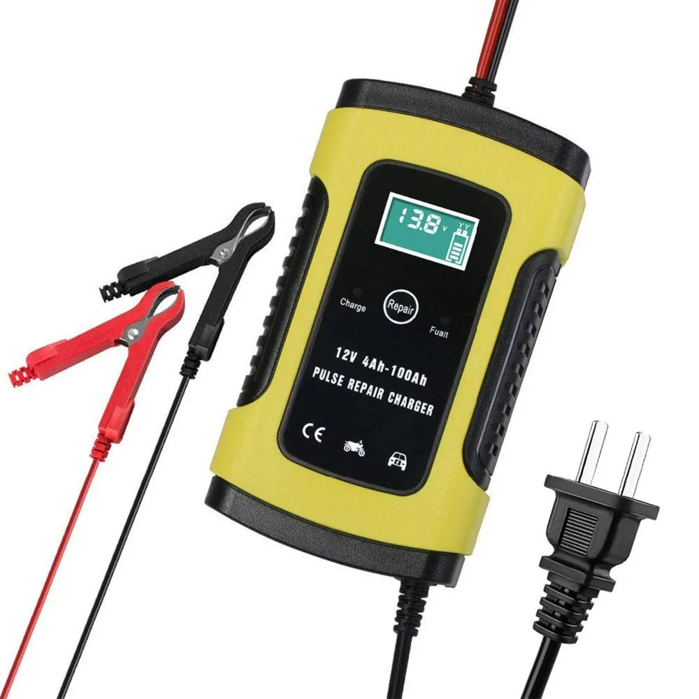 Full Automatic Car Battery Charger 110V to 220V To 12V 6A Intelligent Fast Power Charging Wet Dry Lead Acid Digital LCD Display
Full Automatic Car Battery Charger 110V to 220V To 12V 6A Intelligent Fast Power Charging Wet Dry Lead Acid Digital LCD Display