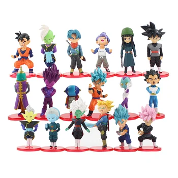 18pcs/set Dragon Ball Super Toys Son Goku/Gohan/Zen O/Jaco/Trunks/Mai/Zamasu/Grand Priest/Vegeta PVC Collectible Figurines
18pcs/set Dragon Ball Super Toys Son Goku/Gohan/Zen O/Jaco/Trunks/Mai/Zamasu/Grand Priest/Vegeta PVC Collectible Figurines