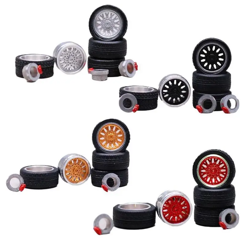 1:64 4 Color Model Modified Tire Axles End Caps Diecasts Alloy Wheel Tire Rubber Toy Vehicles General Model Car Change Accessory
1:64 4 Color Model Modified Tire Axles End Caps Diecasts Alloy Wheel Tire Rubber Toy Vehicles General Model Car Change Accessory