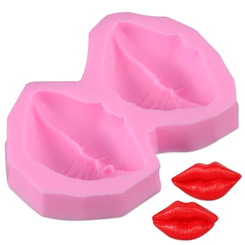 

1pc practical Sexy Lips Silicone Mold Fondant Mould Cake Decorating Tools Chocolate Soap Mold Cake Stencils Baking Accessories