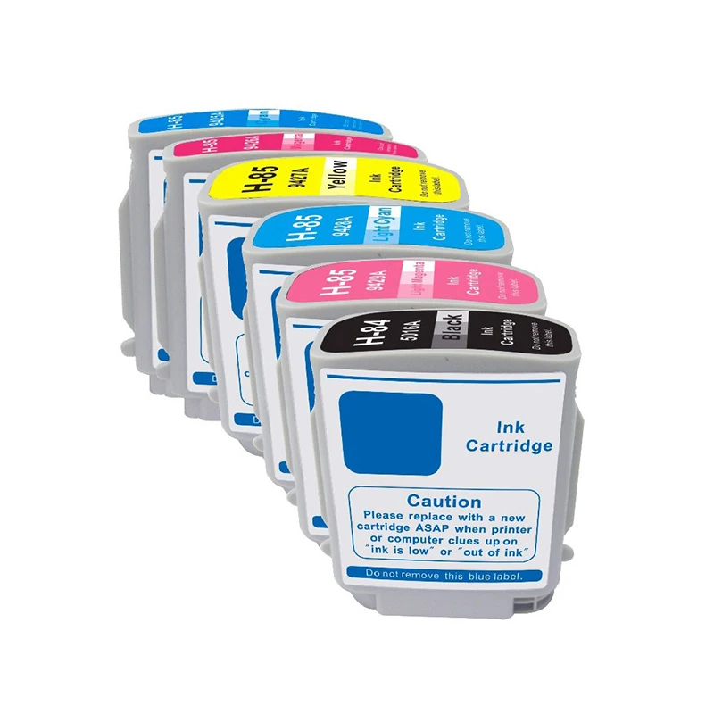 6X Compatible ink Cartridge For HP84 hp 85, suit For Designjet 30 70 130 30gp 30n 90 90gp 90r printer (C5016A C9425A- C9429A)
6X Compatible ink Cartridge For HP84 hp 85, suit For Designjet 30 70 130 30gp 30n 90 90gp 90r printer (C5016A C9425A- C9429A)
