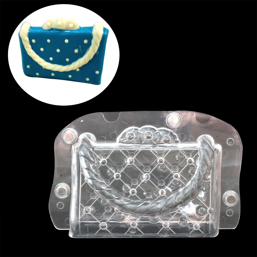 3D Lady Bag Polycarbonate Chocolate Molds Homemade Baking Chocolate Mould Candy Cake Diy Kitchen Decorating Pastry Tool
3D Lady Bag Polycarbonate Chocolate Molds Homemade Baking Chocolate Mould Candy Cake Diy Kitchen Decorating Pastry Tool