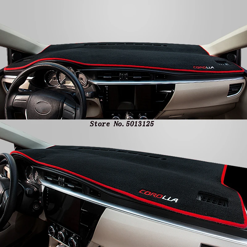 Car Left Right Hand Drive Dashboard Mat Cover Pad Sun Shade Instrument Panel Carpet For Toyota Corolla 2008-2013 2014-2018
Car Left Right Hand Drive Dashboard Mat Cover Pad Sun Shade Instrument Panel Carpet For Toyota Corolla 2008-2013 2014-2018
