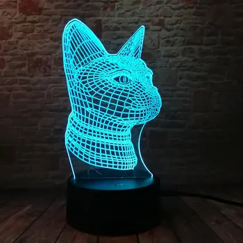 Cat Figure Novelty Juguete 3D Illusion Led Lamp Touch Flashing Light Desk Nightlight Kids Toys Birthday gift
Cat Figure Novelty Juguete 3D Illusion Led Lamp Touch Flashing Light Desk Nightlight Kids Toys Birthday gift
