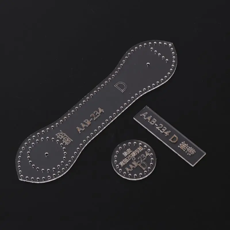 Acrylic Stencil DIY Leather Handmade Craft Key Chain Keyfob Pattern Buckle Sewing Template DIY Tools
Acrylic Stencil DIY Leather Handmade Craft Key Chain Keyfob Pattern Buckle Sewing Template DIY Tools