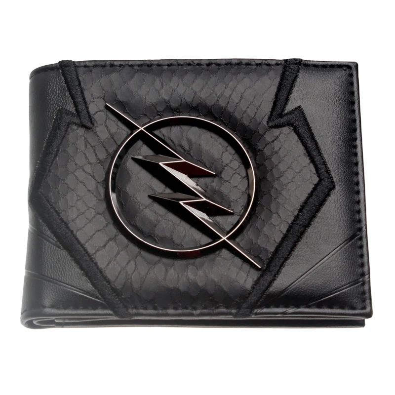 Flash wallet Black embroidery Metal badge Wallet Heroes vs Villains Bi-Fold Men Wallet Women Purse DFT-2044
Flash wallet Black embroidery Metal badge Wallet Heroes vs Villains Bi-Fold Men Wallet Women Purse DFT-2044