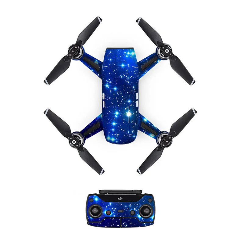 PVC Carbon Fiber Sticker for DJI Spark Decals Protective Skin Stickers for Drone Body Remote Controller & 3 Batteries
PVC Carbon Fiber Sticker for DJI Spark Decals Protective Skin Stickers for Drone Body Remote Controller & 3 Batteries
