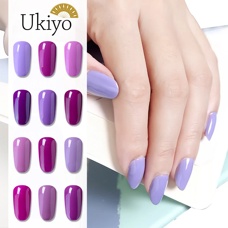 Ukiyo 10ml Purple Color Series Gel Varnish Long Lasting UV Gel Nail Polish Manicure Nail Art Design Pink gelpolish Gel Lacquer
Ukiyo 10ml Purple Color Series Gel Varnish Long Lasting UV Gel Nail Polish Manicure Nail Art Design Pink gelpolish Gel Lacquer