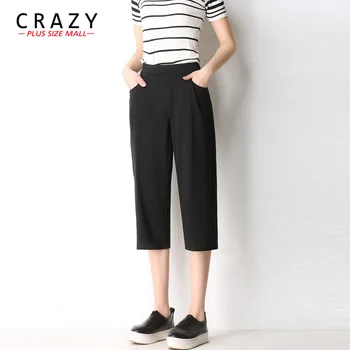 Crazy Plus Size Mall New S -9XL Fit 45-120kg 2019 Women Summer Plus Size High Waist Calf Length Pencil Pants Trousers 7XL 5XL
Crazy Plus Size Mall New S -9XL Fit 45-120kg 2019 Women Summer Plus Size High Waist Calf Length Pencil Pants Trousers 7XL 5XL