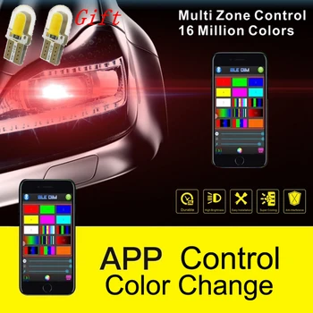 Music Control RGB LED Auto Headlight Bulbs Bluetooth Mobile Control H4 H7 LED H11 H1 9005 9006 9012 Multicolors EMC Headlamp Kit
Music Control RGB LED Auto Headlight Bulbs Bluetooth Mobile Control H4 H7 LED H11 H1 9005 9006 9012 Multicolors EMC Headlamp Kit