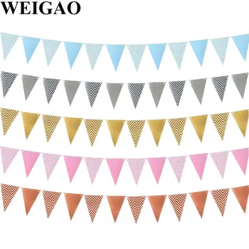 WEIGAO Gold Striped Bunting Banner Wall Hanging Garlands for First Birthday Girl Boy Party Baby Shower 1st 2nd 3rd Bunting Flag
WEIGAO Gold Striped Bunting Banner Wall Hanging Garlands for First Birthday Girl Boy Party Baby Shower 1st 2nd 3rd Bunting Flag