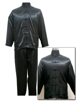 Free shipping ! Black Men's Polyester Satin Pajama Sets jacket Trousers Sleepwear Nightwear SIZE S M L XL XXL XXXL M3010
Free shipping ! Black Men's Polyester Satin Pajama Sets jacket Trousers Sleepwear Nightwear SIZE S M L XL XXL XXXL M3010