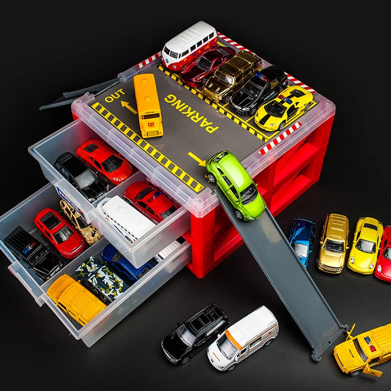 KIDAMI 1:64 Set of Toy Car Parking For Mini Car Model kids toys for boy Multi-Layer Drawer Storage Box Hot Children's Gift Wheel
KIDAMI 1:64 Set of Toy Car Parking For Mini Car Model kids toys for boy Multi-Layer Drawer Storage Box Hot Children's Gift Wheel