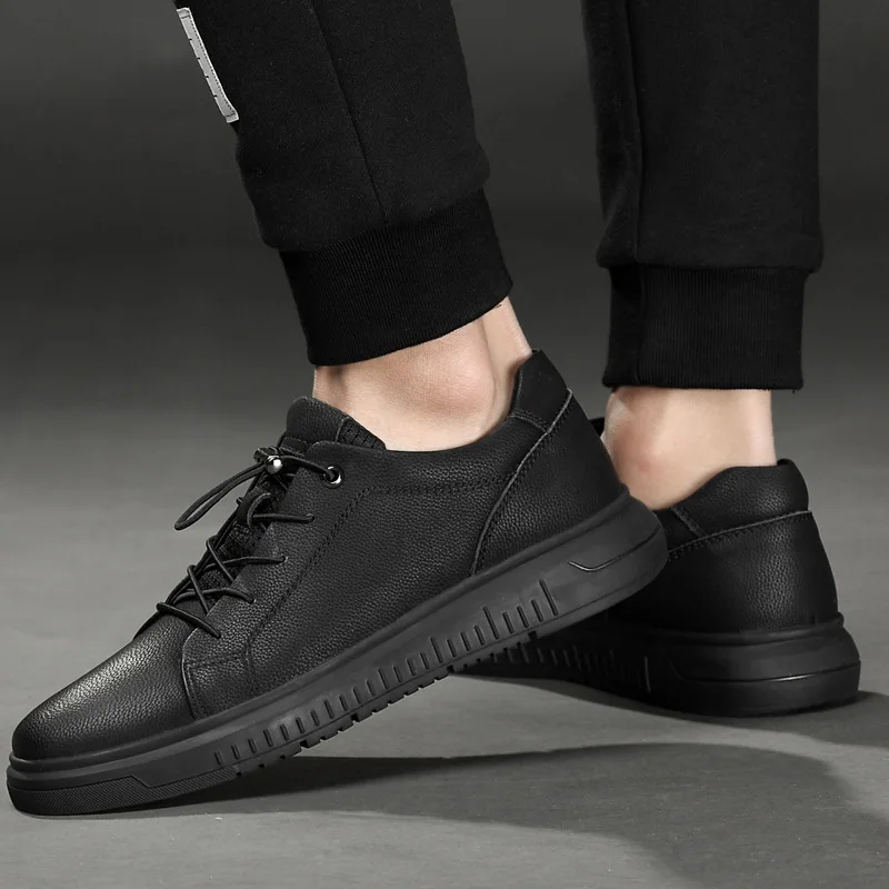 Fashion unique long-wearing men's board toe leather layer increased breathable large size men's casual shoes Loafers
Fashion unique long-wearing men's board toe leather layer increased breathable large size men's casual shoes Loafers