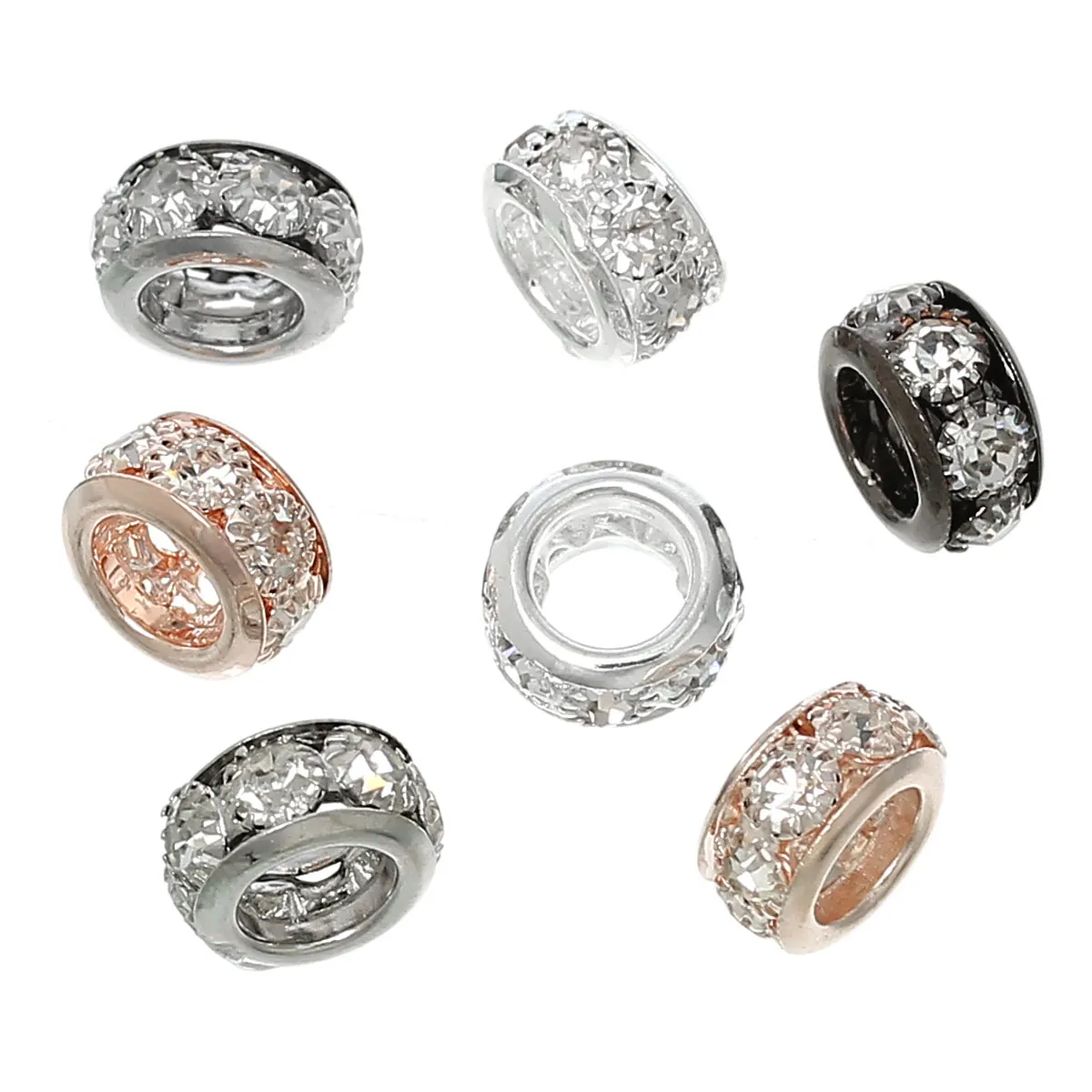 DoreenBeads European Style Charm Beads Round At Random Clear Rhinestone About 10mm( 3/8") Dia,Hole: Approx 5.4mm,10 PCs new
DoreenBeads European Style Charm Beads Round At Random Clear Rhinestone About 10mm( 3/8") Dia,Hole: Approx 5.4mm,10 PCs new