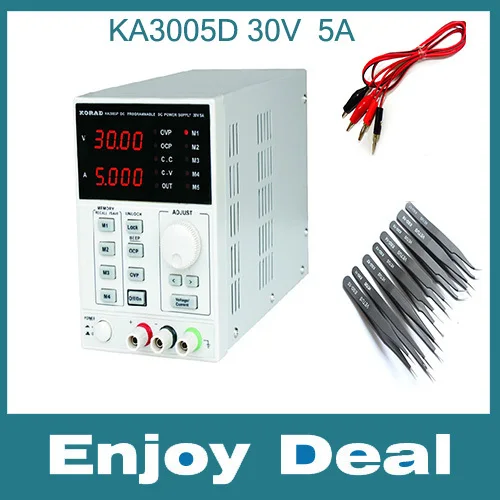 high precision Adjustable DC Power Supply 4Ps mA 30V/5A for scientific research service Laboratory with powerline tweezers 8pcs
high precision Adjustable DC Power Supply 4Ps mA 30V/5A for scientific research service Laboratory with powerline tweezers 8pcs