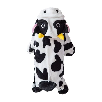 Cute Pet Dog Costume Coral Velvet Cow Style Outfit Dog Puppy Autumn Winter Cloth
Cute Pet Dog Costume Coral Velvet Cow Style Outfit Dog Puppy Autumn Winter Cloth