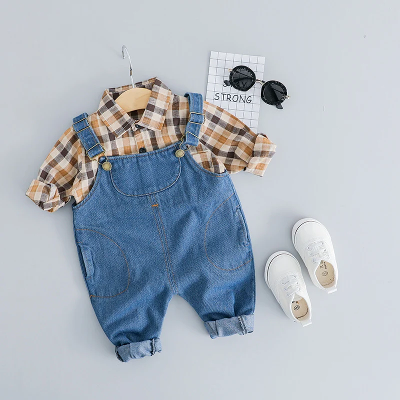 Toddler Plaid Baby Overalls Clothes Set 2019 Newest Spring Baby Suspender Pants Clothing Outfit Suit 1 2 3 4 Years
Toddler Plaid Baby Overalls Clothes Set 2019 Newest Spring Baby Suspender Pants Clothing Outfit Suit 1 2 3 4 Years