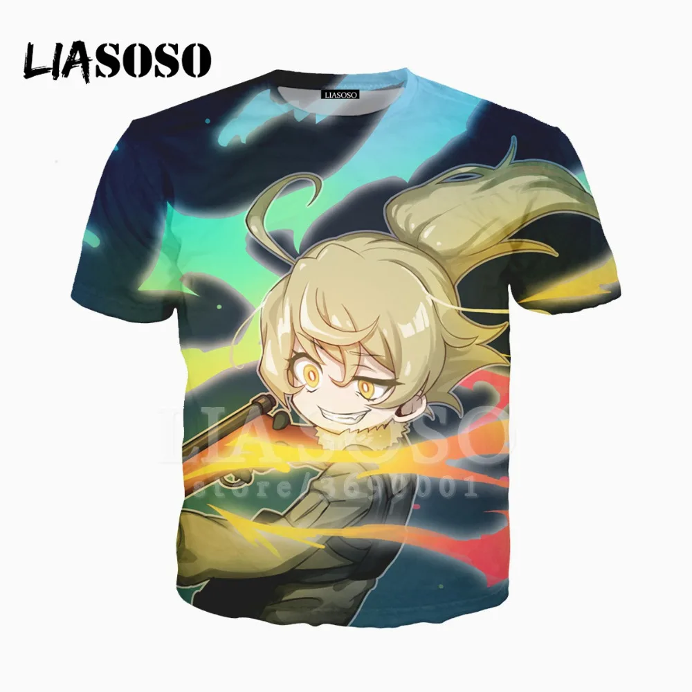 LIASOSO Tshirt 3D Print Unisex Hot Anime Youjo Senki Tanya Von Degurechaff Cute Girl Gun Casual O-neck Hipster T Shirts A366
LIASOSO Tshirt 3D Print Unisex Hot Anime Youjo Senki Tanya Von Degurechaff Cute Girl Gun Casual O-neck Hipster T Shirts A366