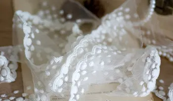 Adorable Embroidered Dot Lace Trim, embroidered gauze lace, trim lace, cotton lace xb043 10yards
Adorable Embroidered Dot Lace Trim, embroidered gauze lace, trim lace, cotton lace xb043 10yards