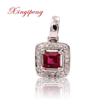 Xin yi peng 18 k white gold inlaid natural pigeons red ruby pendant with a diamond women pendant trendy for gifts
Xin yi peng 18 k white gold inlaid natural pigeons red ruby pendant with a diamond women pendant trendy for gifts