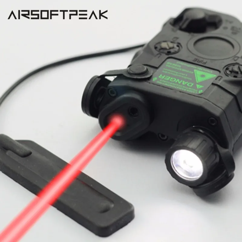 Tactical AN/PEQ-15 Red Dot Laser Battery Case With White LED Flashlight IR Lens Rifle 270 Lumens Night Version Hunting Accessory
Tactical AN/PEQ-15 Red Dot Laser Battery Case With White LED Flashlight IR Lens Rifle 270 Lumens Night Version Hunting Accessory