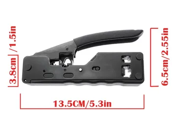 High quality Network Telecom Crimping Tool for RJ45 RJ11 RJ12 Cat7 Cat6A Cat5e Cat5 Modular Plugs Metal Plier Crimper Tool Combo
High quality Network Telecom Crimping Tool for RJ45 RJ11 RJ12 Cat7 Cat6A Cat5e Cat5 Modular Plugs Metal Plier Crimper Tool Combo