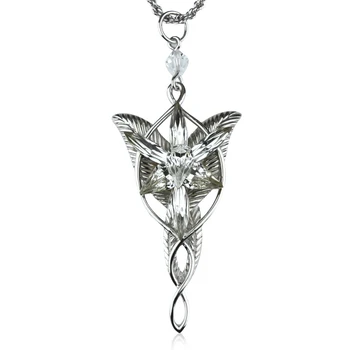 The Lord LOTR Ring Necklace Jewelry Beautiful Arwen Evenstar Crystals Pendant Women's Necklace Jewerly Gift For Valentine's Day
The Lord LOTR Ring Necklace Jewelry Beautiful Arwen Evenstar Crystals Pendant Women's Necklace Jewerly Gift For Valentine's Day