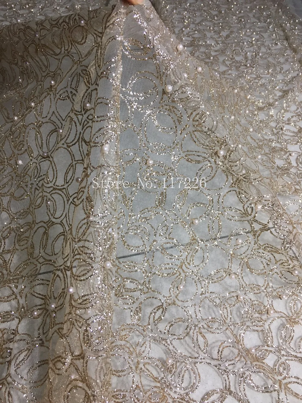 JRB-7227 Excellent African net lace fabric with glued glitters beads fashion French tulle material for evening dress
JRB-7227 Excellent African net lace fabric with glued glitters beads fashion French tulle material for evening dress