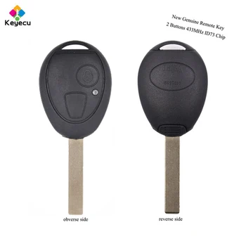 KEYECU New Genuine Remote Key - 2 Buttons & 433MHz & ID73 Chip & Uncut Blade - FOB for BMW Mini Copper 5 Serial
KEYECU New Genuine Remote Key - 2 Buttons & 433MHz & ID73 Chip & Uncut Blade - FOB for BMW Mini Copper 5 Serial