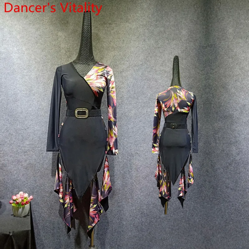 New Winter Adult Latin Practice Clothes Long Sleeves Irregular Dress Rumba Samba Tango Cha Cha Salsa Foxtrot Quickstep Dance Set
New Winter Adult Latin Practice Clothes Long Sleeves Irregular Dress Rumba Samba Tango Cha Cha Salsa Foxtrot Quickstep Dance Set