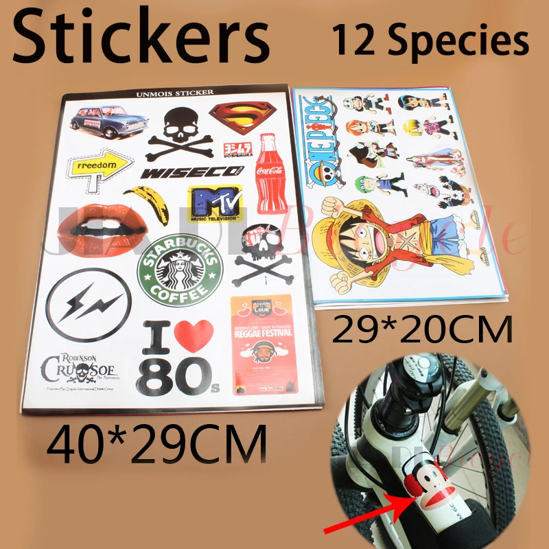 Bicycle Decorations Stickers MTB Road Bike Fixed Gear Frame Stickers Pattern Refrigerator Motorcycle Car Trunk General Stickers
Bicycle Decorations Stickers MTB Road Bike Fixed Gear Frame Stickers Pattern Refrigerator Motorcycle Car Trunk General Stickers