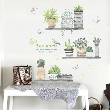 Creative Garden Plant Bonsai Butterfly Flower Wall Decals Bedroom Kitchen Home Decor Pvc Wall Decals Decorations Diy Mural Art
Creative Garden Plant Bonsai Butterfly Flower Wall Decals Bedroom Kitchen Home Decor Pvc Wall Decals Decorations Diy Mural Art