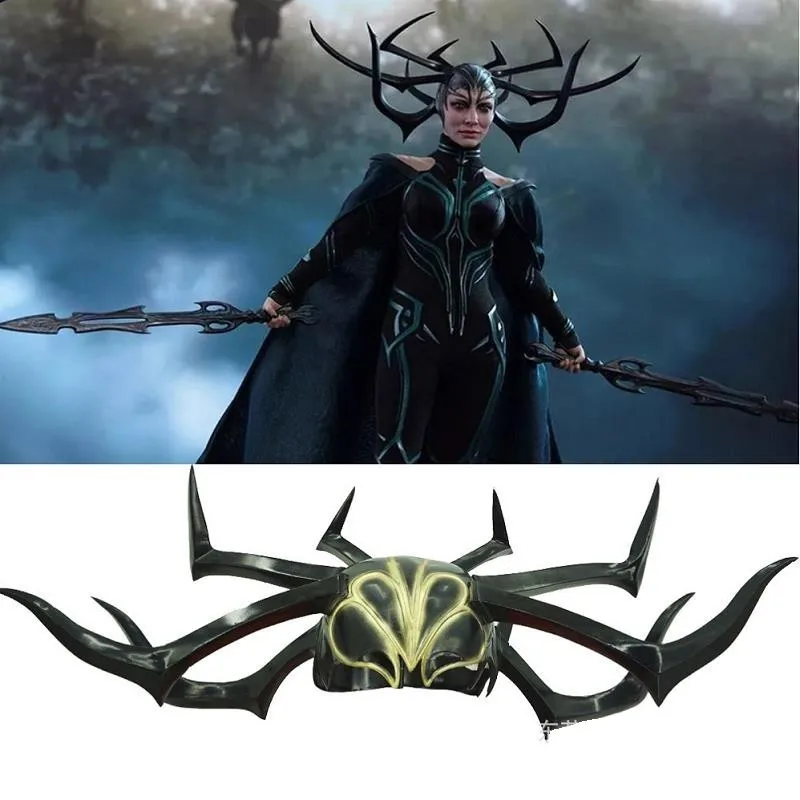 Trailer Hela Cosplay Costume Thor Ragnarok Cosplay Women Halloween Boots Adult Helmet Leather Wig Mask Black Long Curly Prop
Trailer Hela Cosplay Costume Thor Ragnarok Cosplay Women Halloween Boots Adult Helmet Leather Wig Mask Black Long Curly Prop