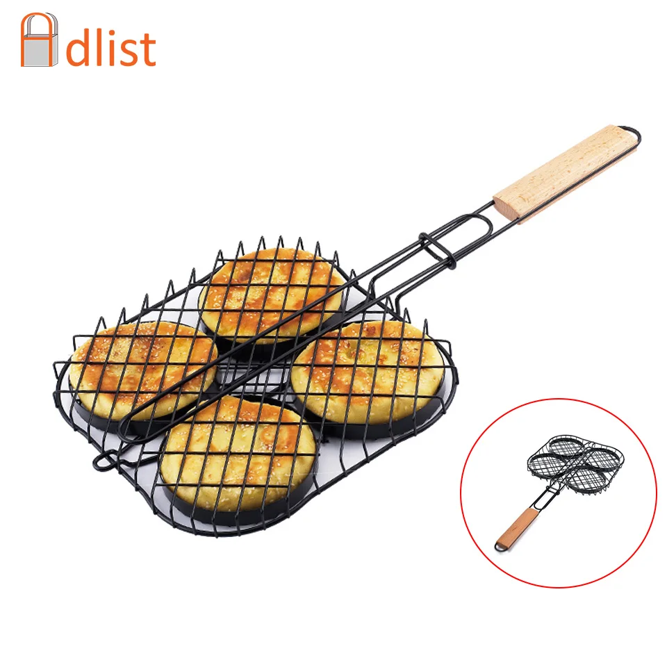 Mini Non-Stick Small Hamburger Grill Basket Small Party Hamburgers Grilling Mesh Chicken Meatball Holder BBQ Accessories
Mini Non-Stick Small Hamburger Grill Basket Small Party Hamburgers Grilling Mesh Chicken Meatball Holder BBQ Accessories