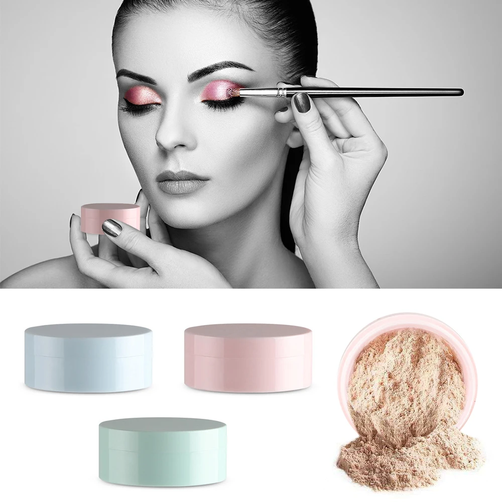 10g Makeup Storage Box Travel Puff Box Organizer Cosmetic Makeup Container Plastic Round Bottle Empty Loose Powder Jar
10g Makeup Storage Box Travel Puff Box Organizer Cosmetic Makeup Container Plastic Round Bottle Empty Loose Powder Jar