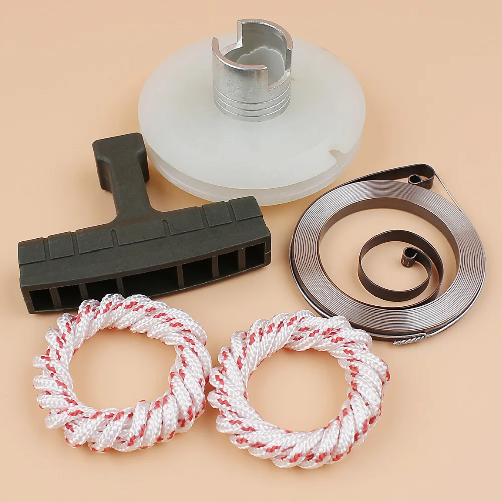 Rewind Pull Starter Pulley Spring Handle Repair Kit Fit Husqvarna 61 266 268 268K 272 Gas Chainsaw Parts 503102405, 501520402
Rewind Pull Starter Pulley Spring Handle Repair Kit Fit Husqvarna 61 266 268 268K 272 Gas Chainsaw Parts 503102405, 501520402