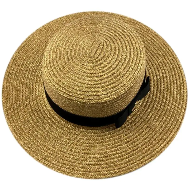 Women Wide Brim Summer Beach Hats Natural Straw Boater Hats Flat Top Sun Hats Dress Cap Fashion Show Chapeau Feminino Sun Cap
Women Wide Brim Summer Beach Hats Natural Straw Boater Hats Flat Top Sun Hats Dress Cap Fashion Show Chapeau Feminino Sun Cap