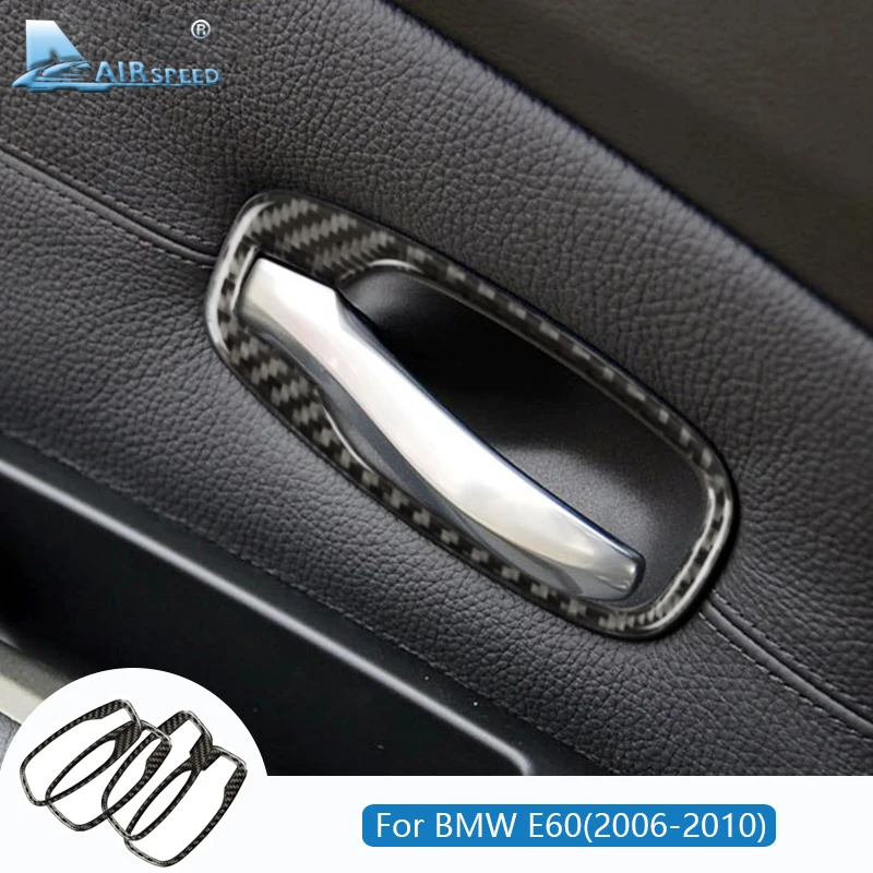 Airspeed 4pc for BMW E60 Accessories BMW E60 Sticker for BMW E60 Carbon Fiber Interior Trim Car Door Handle Cover Frame Stickers
Airspeed 4pc for BMW E60 Accessories BMW E60 Sticker for BMW E60 Carbon Fiber Interior Trim Car Door Handle Cover Frame Stickers