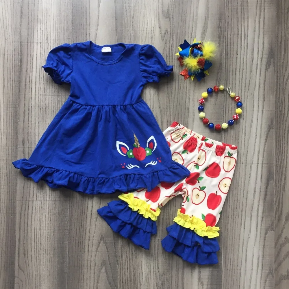 hot new arrivals baby kids back to school boutique clothing children blue unicorn dress red apples pants with accessories
hot new arrivals baby kids back to school boutique clothing children blue unicorn dress red apples pants with accessories