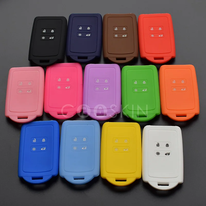 100pcs/lot Silicone rubber car key case cover for Renault KOLEOS Kadjar 2016 2017 for samsung QM5 4 button card smart key shell
100pcs/lot Silicone rubber car key case cover for Renault KOLEOS Kadjar 2016 2017 for samsung QM5 4 button card smart key shell