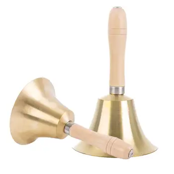 8cm-11cm Large Handle Bell Brass Wooden Handle Bell Golden Bell Christmas Supplies
8cm-11cm Large Handle Bell Brass Wooden Handle Bell Golden Bell Christmas Supplies