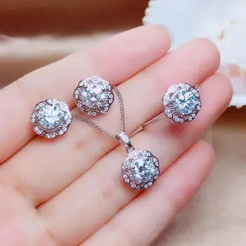 Jewelry Qi Xuan_Fashion Jewelry_1 Carat Moissanite Pendant Necklace Set_S925 Solid Silver Woman Necklace_Factory Directly Sales
Jewelry Qi Xuan_Fashion Jewelry_1 Carat Moissanite Pendant Necklace Set_S925 Solid Silver Woman Necklace_Factory Directly Sales