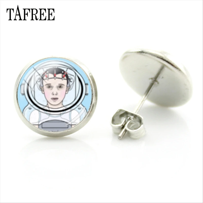 TAFREE Strange Things Hot TV Stranger Things Poster Design Jewelry Sliver Stud Earrings Women Party Decorations Earrings QF144
TAFREE Strange Things Hot TV Stranger Things Poster Design Jewelry Sliver Stud Earrings Women Party Decorations Earrings QF144