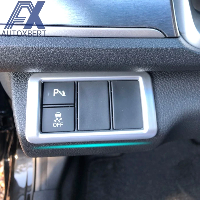 X Head Fog Light Lamp Switch Chrome Control Cover Trim For Honda Civic Sedan Coupe Hatchback 2016 2017 2018 Kit Car-Styling
X Head Fog Light Lamp Switch Chrome Control Cover Trim For Honda Civic Sedan Coupe Hatchback 2016 2017 2018 Kit Car-Styling